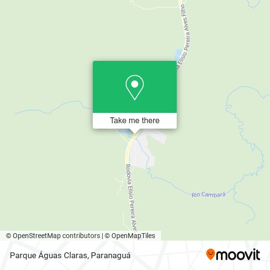 Parque Águas Claras map