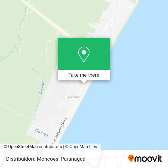 Distribuidora Moncoes map