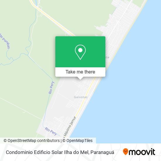 Mapa Condominio Edificio Solar Ilha do Mel