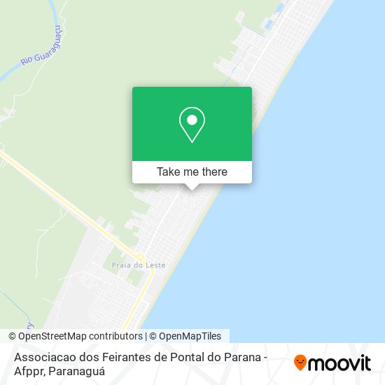 Associacao dos Feirantes de Pontal do Parana - Afppr map