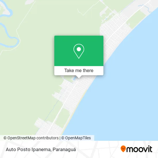 Auto Posto Ipanema map