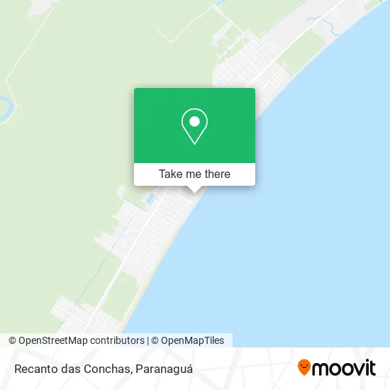 Recanto das Conchas map