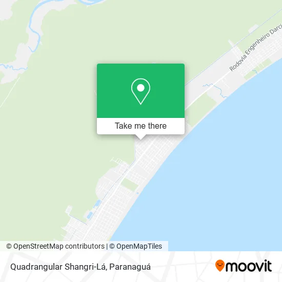 Quadrangular Shangri-Lá map