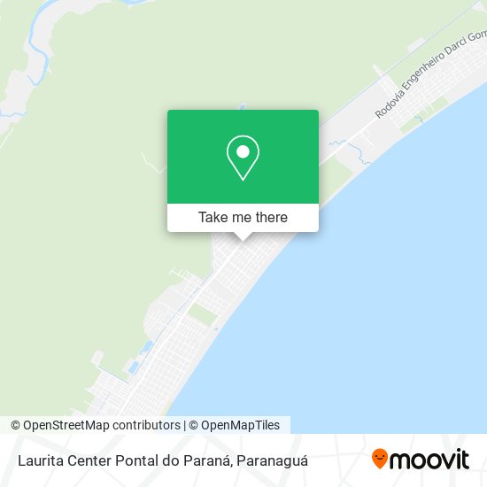 Laurita Center Pontal do Paraná map