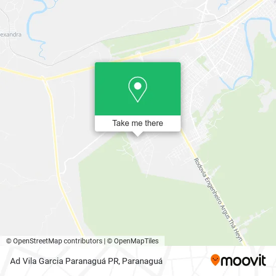 Ad Vila Garcia Paranaguá PR map