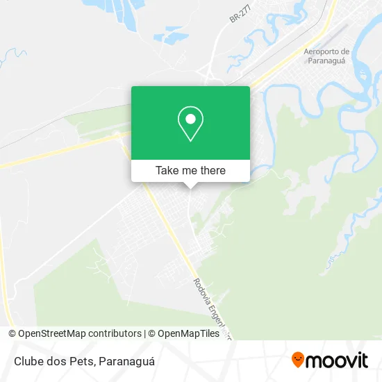 Clube dos Pets map