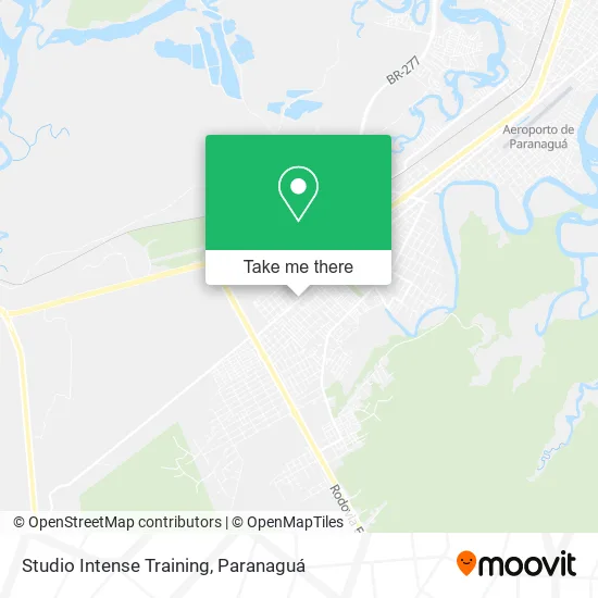 Studio Intense Training map