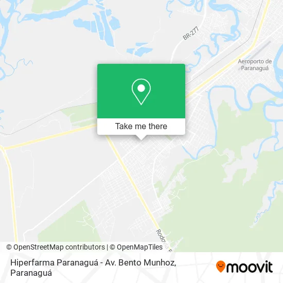 Hiperfarma Paranaguá - Av. Bento Munhoz map