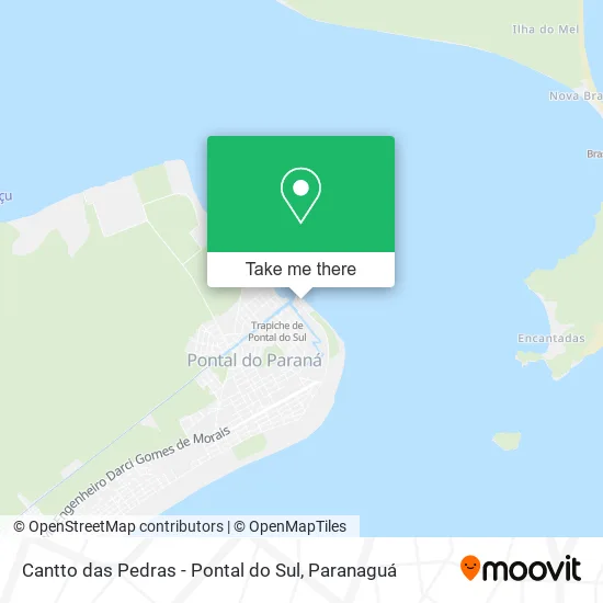 Cantto das Pedras - Pontal do Sul map