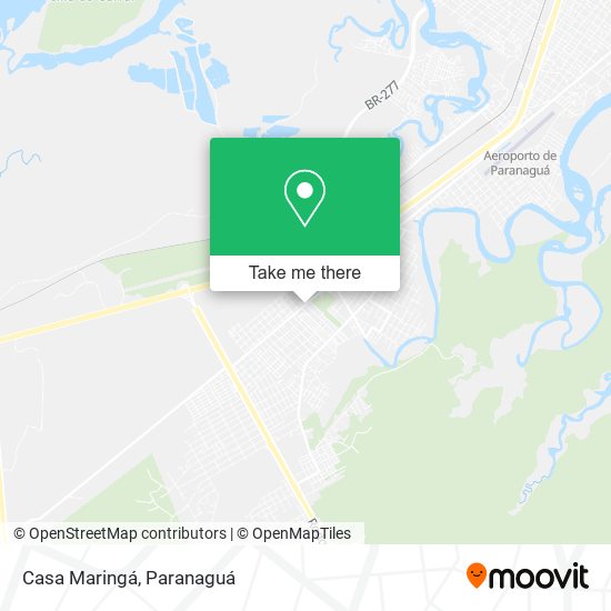 Casa Maringá map