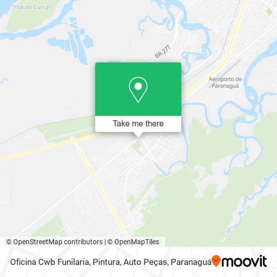 Oficina Cwb Funilaria, Pintura, Auto Peças map
