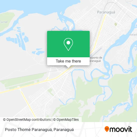 Posto Thomé Paranaguá map