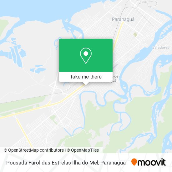 Pousada Farol das Estrelas Ilha do Mel map