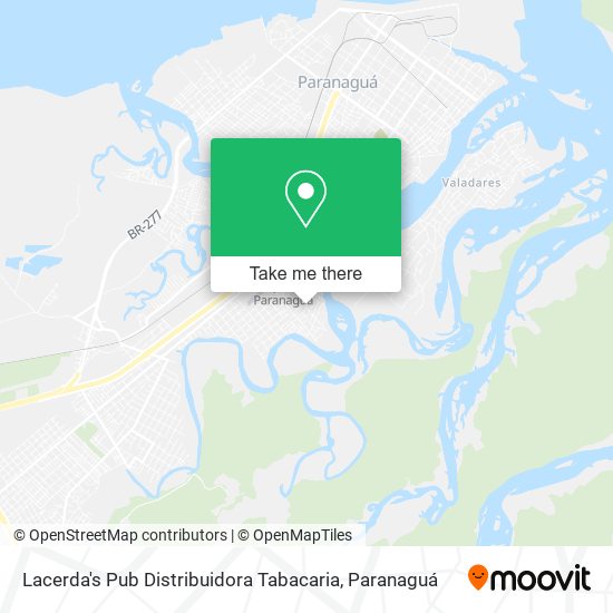 Lacerda's Pub Distribuidora Tabacaria map
