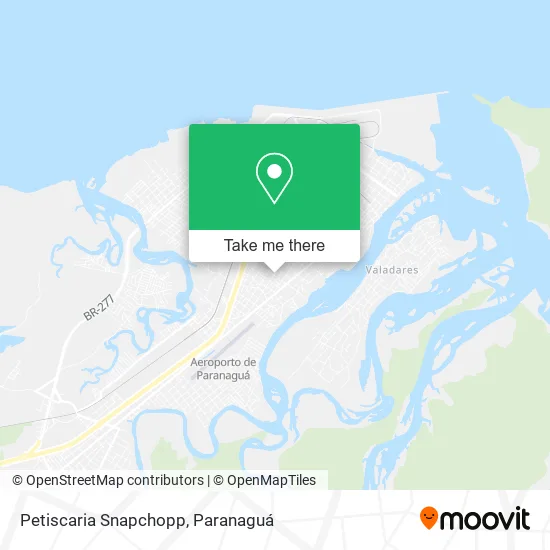 Petiscaria Snapchopp map