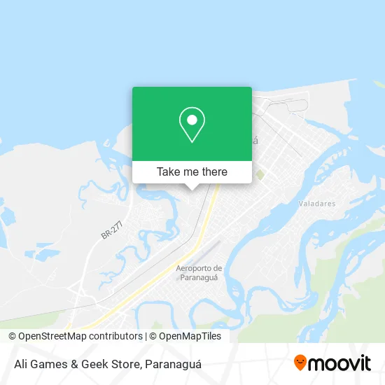 Ali Games & Geek Store map