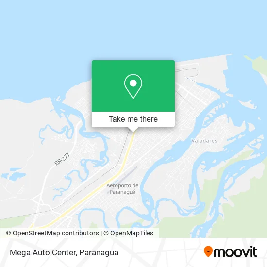 Mega Auto Center map