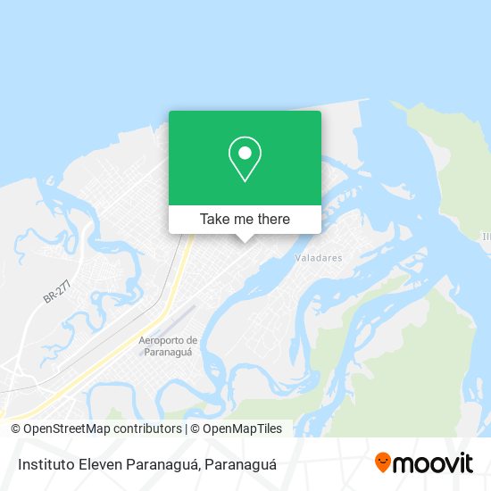 Instituto Eleven Paranaguá map
