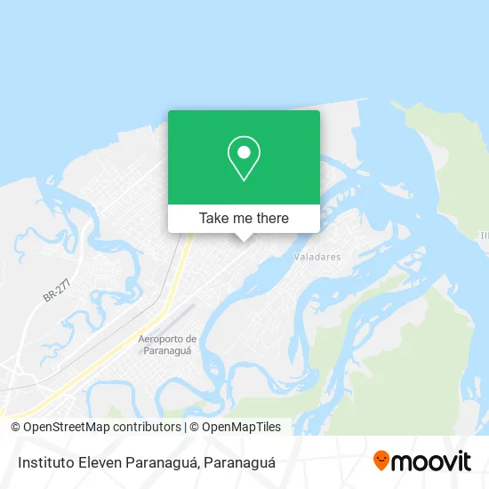 Instituto Eleven Paranaguá map