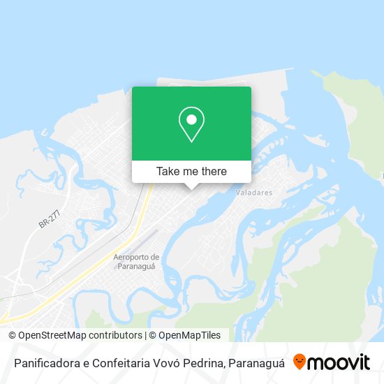 Panificadora e Confeitaria Vovó Pedrina map