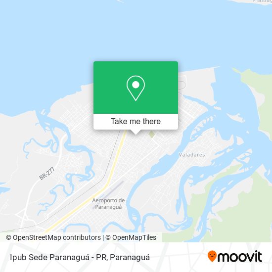 Ipub Sede Paranaguá - PR map