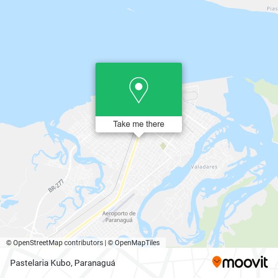 Pastelaria Kubo map