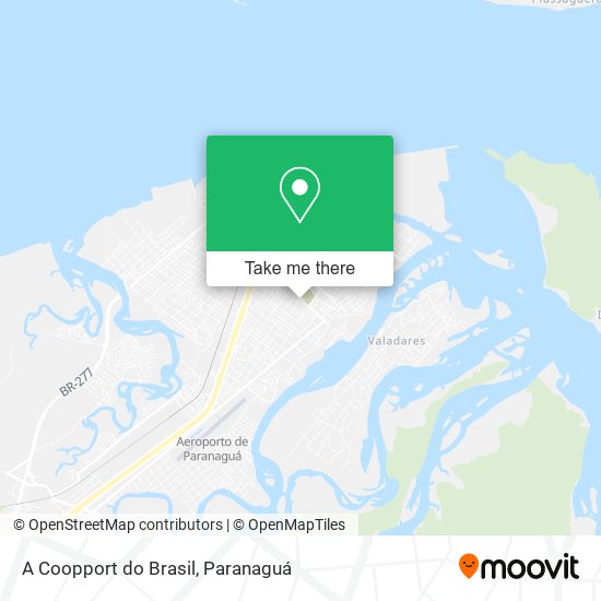 A Coopport do Brasil map