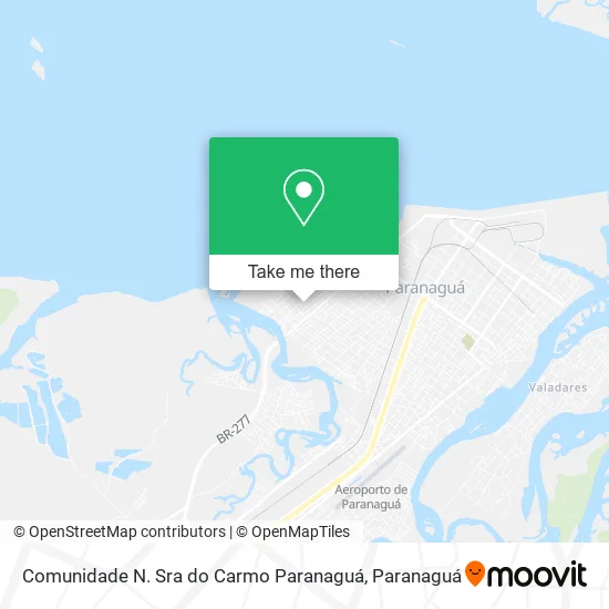 Comunidade N. Sra do Carmo Paranaguá map