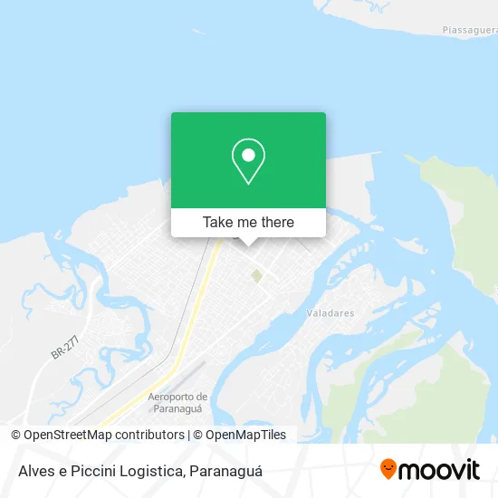 Alves e Piccini Logistica map