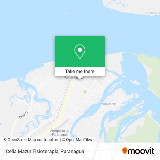 Celia Mazur Fisioterapia map