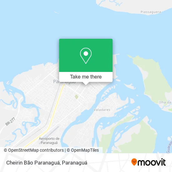 Cheirin Bão Paranaguá map