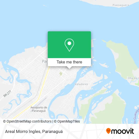 Areal Morro Ingles map
