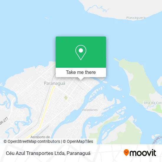 Céu Azul Transportes Ltda map
