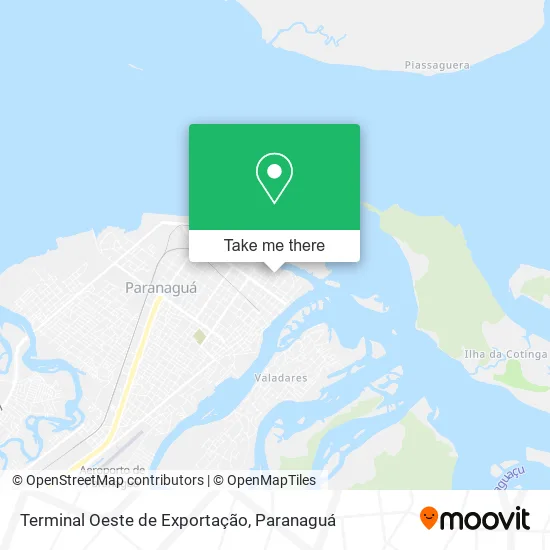 Terminal Oeste de Exportação map