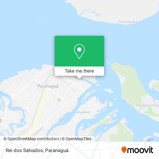 Rei dos Salvados map