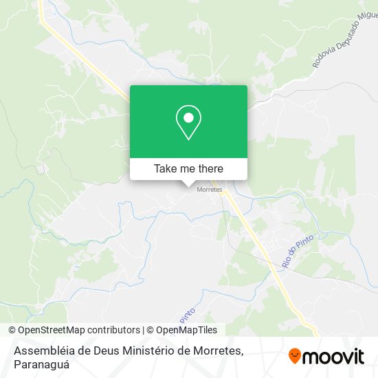 Assembléia de Deus Ministério de Morretes map
