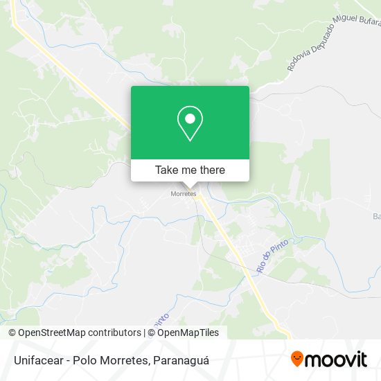 Mapa Unifacear - Polo Morretes