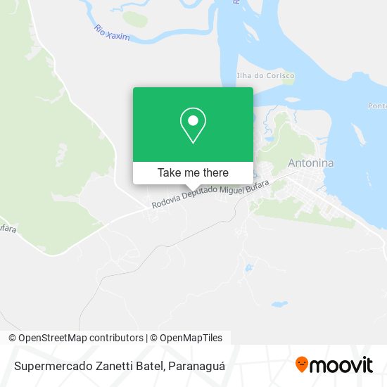 Supermercado Zanetti Batel map