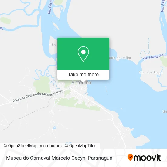 Museu do Carnaval Marcelo Cecyn map