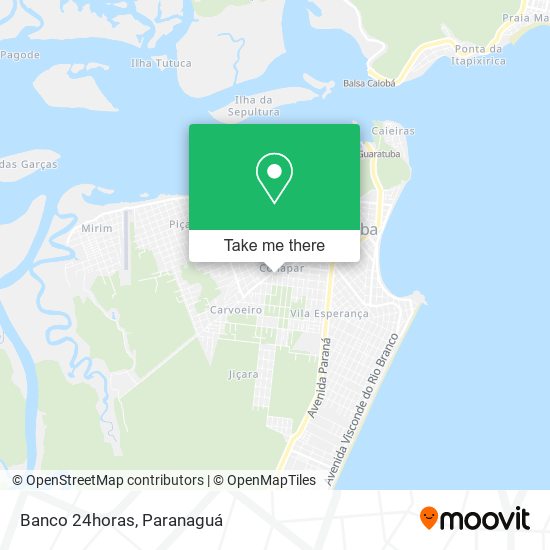 Banco 24horas map