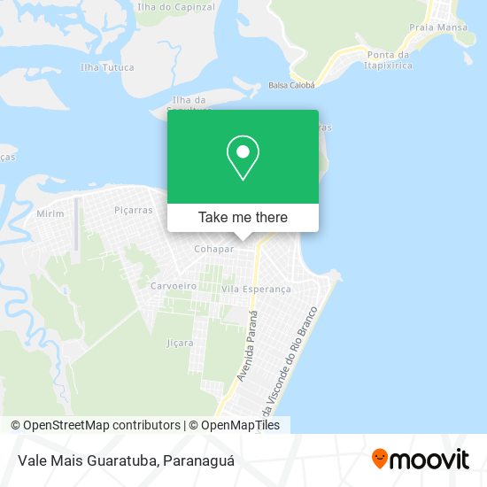 Vale Mais Guaratuba map