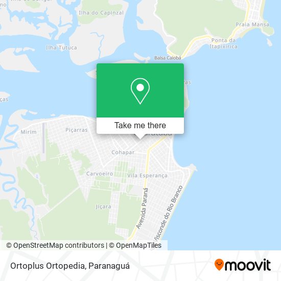 Ortoplus Ortopedia map