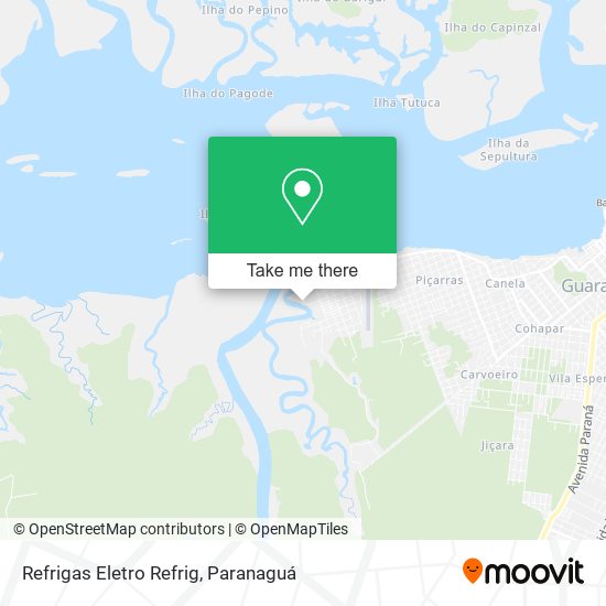 Refrigas Eletro Refrig map