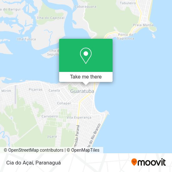 Cia do Açaí map