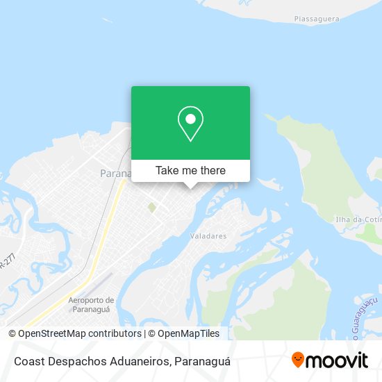 Coast Despachos Aduaneiros map