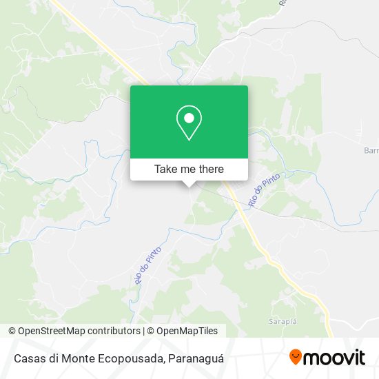 Casas di Monte Ecopousada map