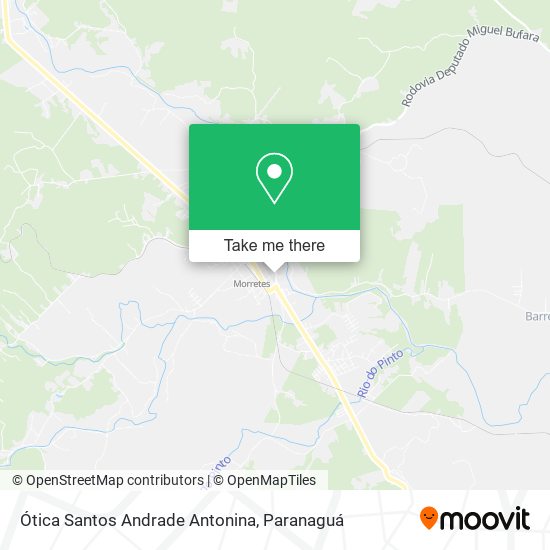 Ótica Santos Andrade Antonina map