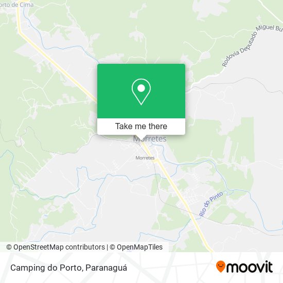 Camping do Porto map