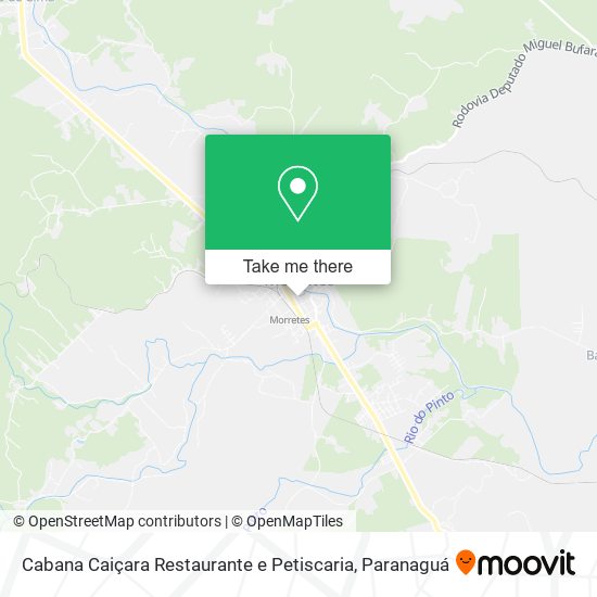 Cabana Caiçara Restaurante e Petiscaria map