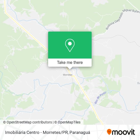 Imobiliária Centro - Morretes / PR map